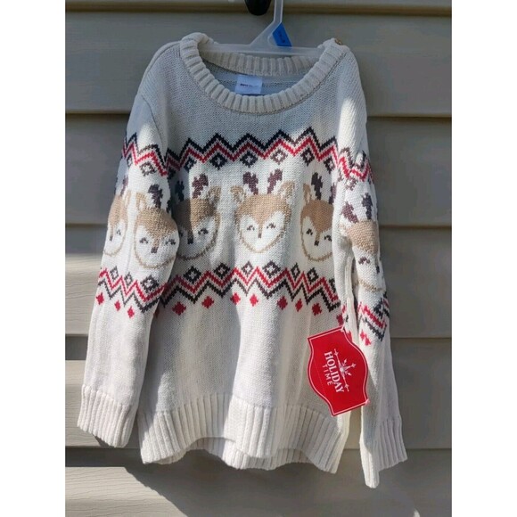 Holiday Time Baby & Toddler Boy or Girls Unisex Sweater Sz 4T Christmas Pullover - Picture 5 of 10